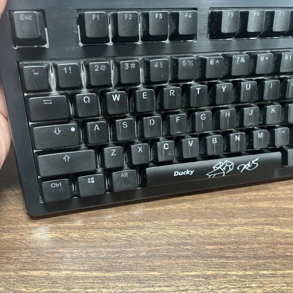 Ducky Shine 5 RGB Mechanical Keyboard ABS Double-Shot Keycaps Tested Working